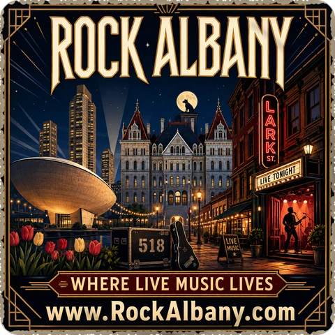Rock Albany — coaster logo