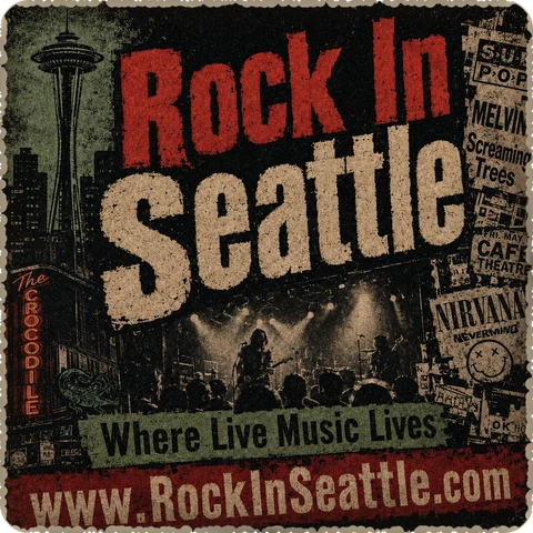 Rock Seattle — coaster logo