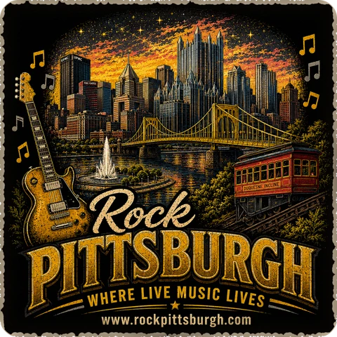 Rock Pittsburgh — coaster logo