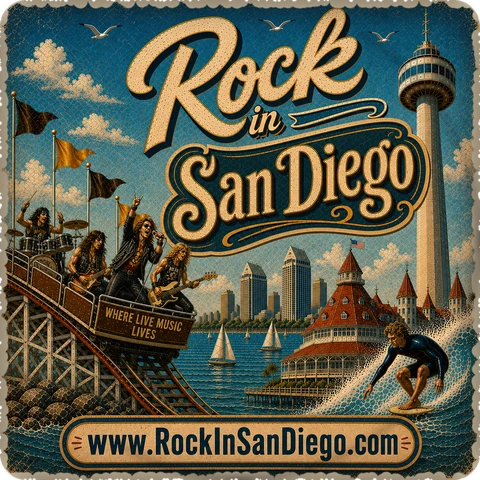 Rock San Diego — coaster logo
